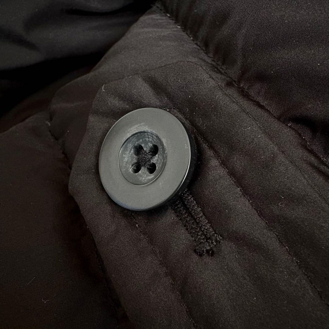 【美品】FILA GOLF ダッフルコート 黒S ダウン フェザー ロングコート