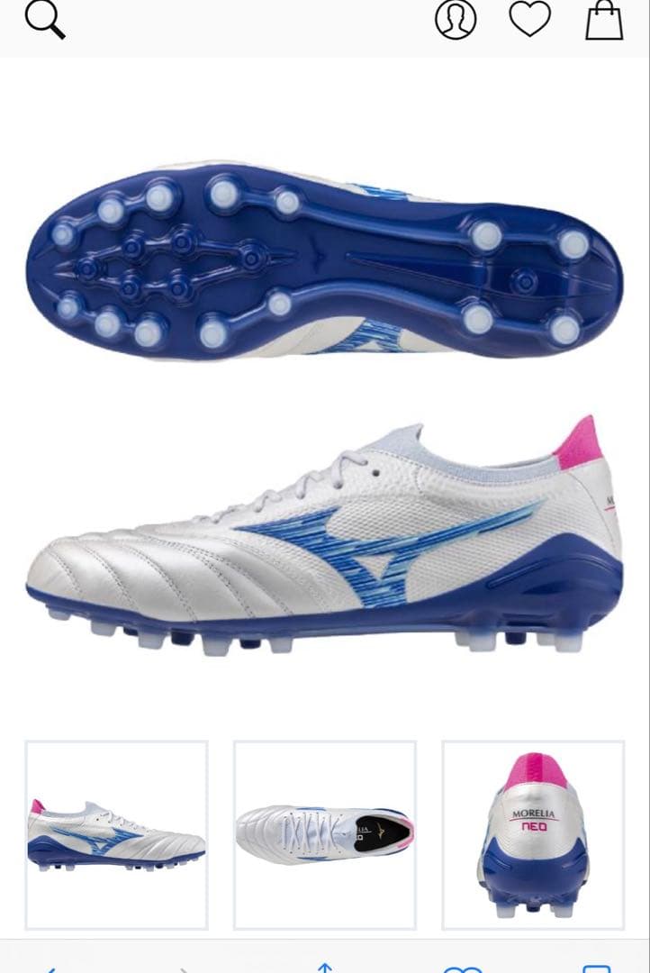 ポ*ョ様 MORELIA NEO IV JAPAN 25.0cm 新品