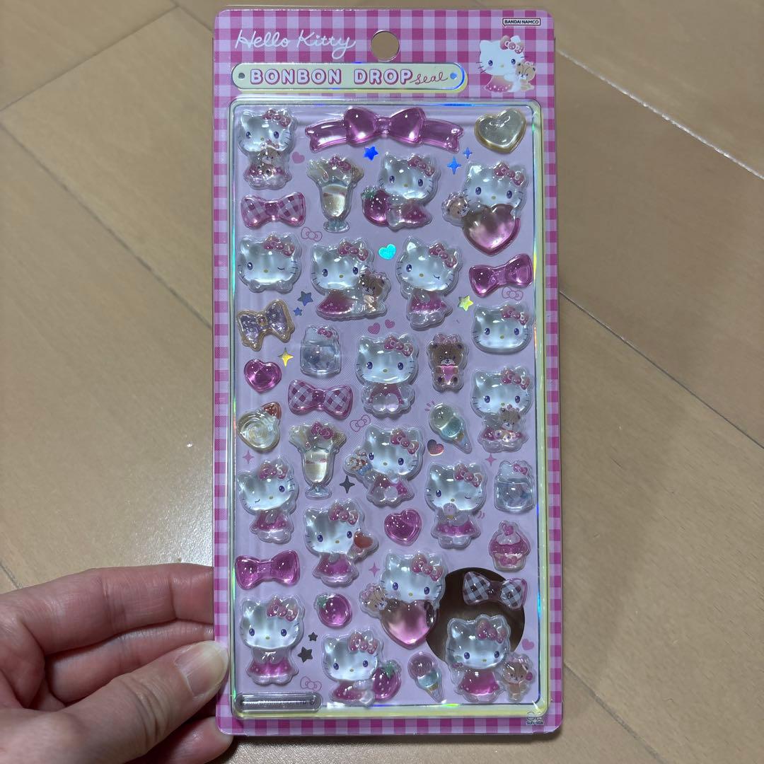 新品　ボンボンドロップシール　サンリオ　はぴだんぶい　コンプリート　8種
