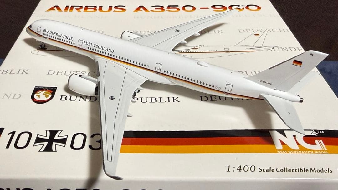 ドイツ空軍 政府専用機 A350-900 1/400 飛行機模型