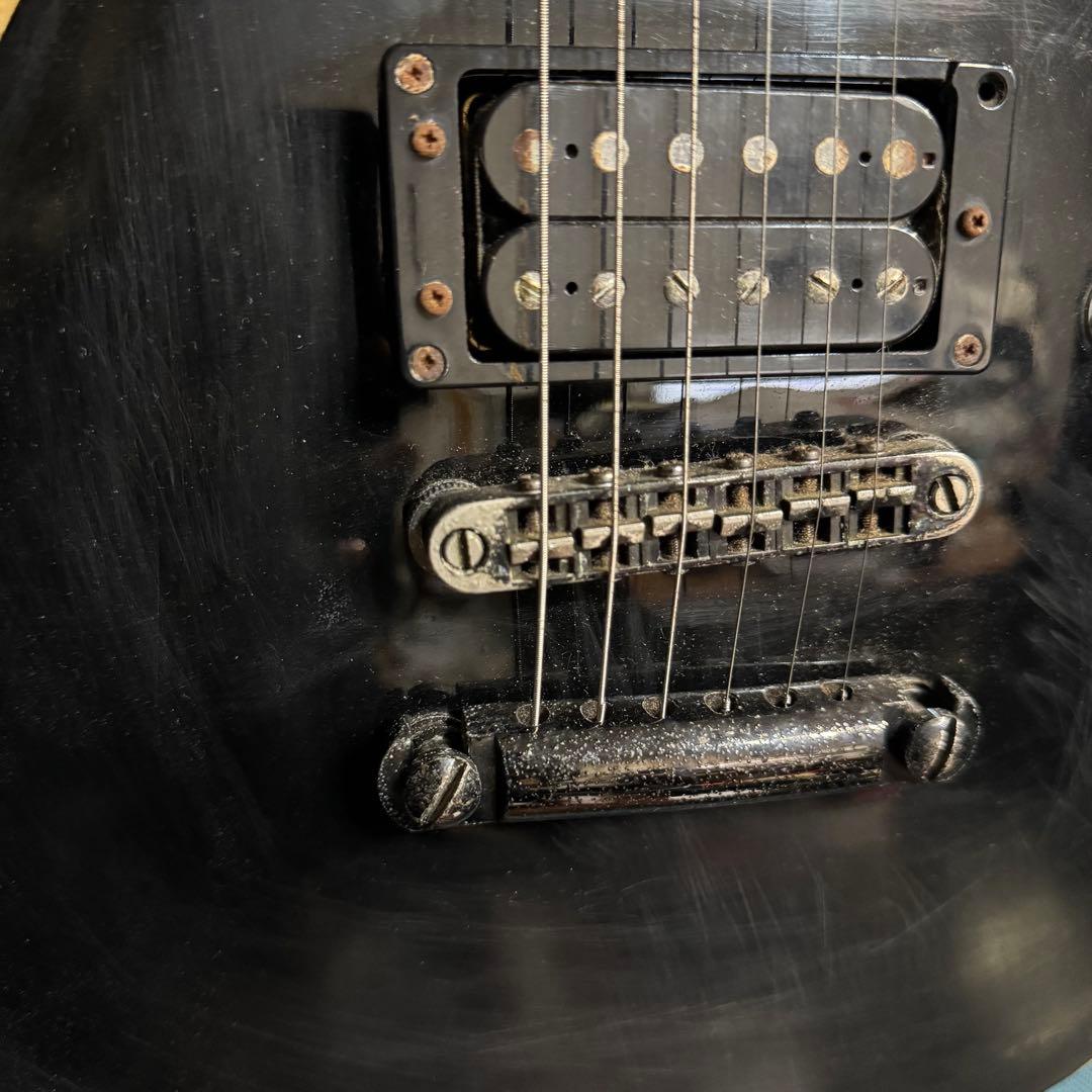 【生産完了】キャパリソン　Angelus エレキギター　ブラック24フレット