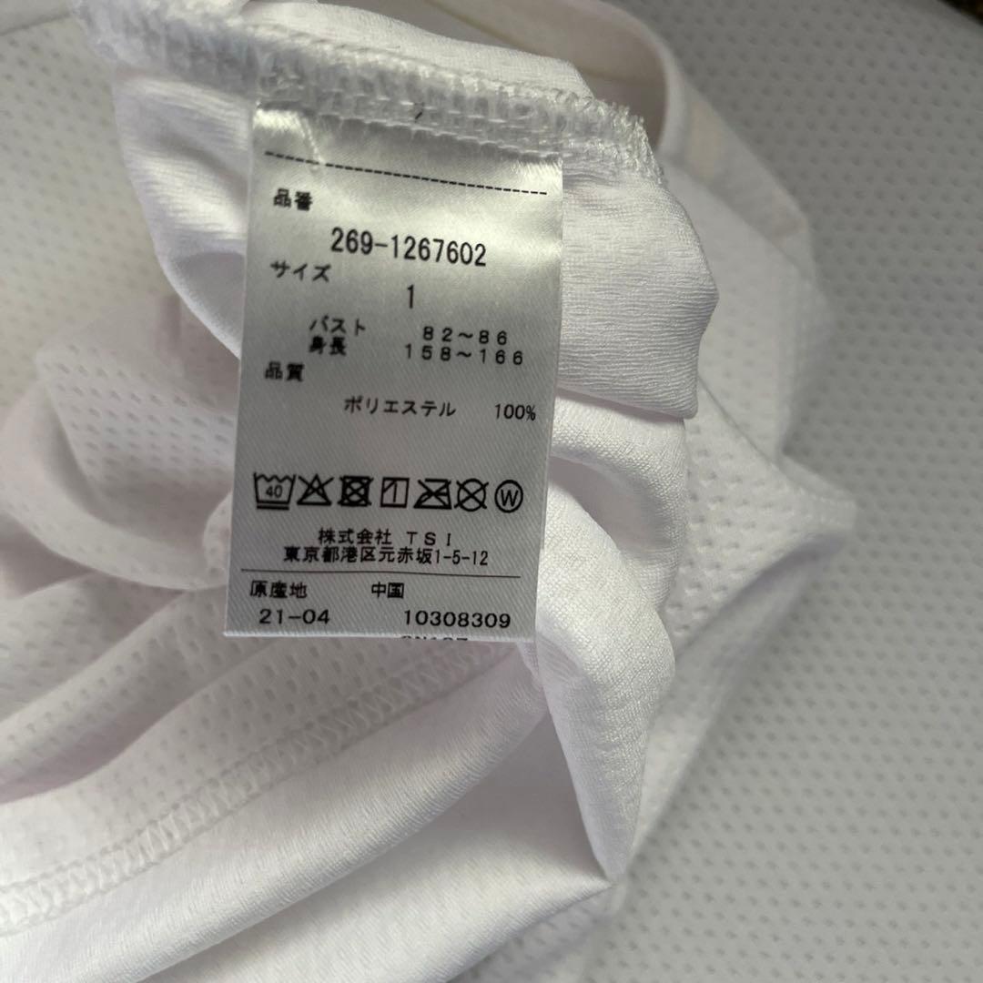 パーリゲイツPGGメッシュ素材モックネックトップスサイズ1