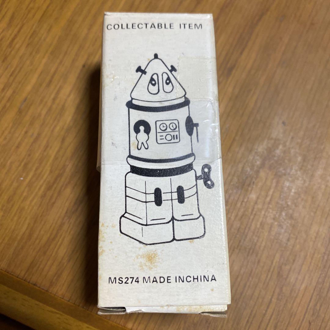 今だけ値下げ！ブリキ ゼンマイ式 MS274 ブラック ロボット