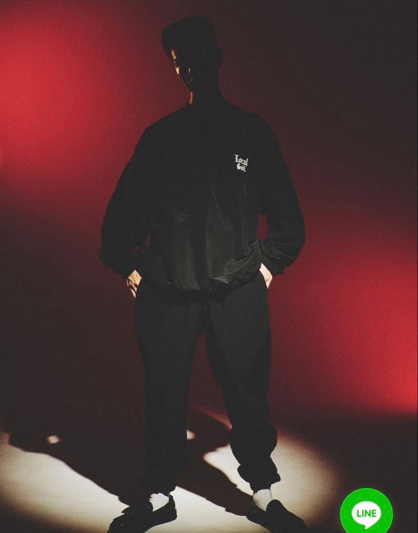 メンズウェア Medieval Logo Nylon Pullover | Black