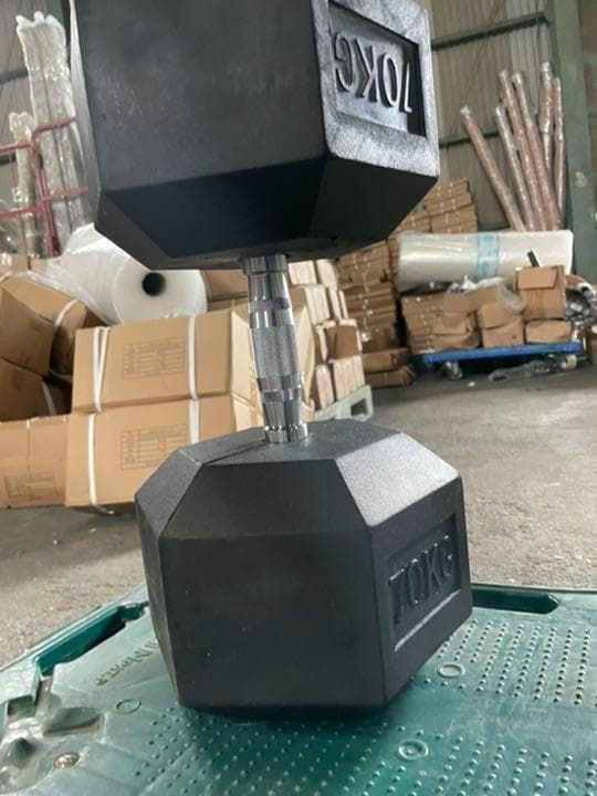 ラバーヘックス ダンベル　65kg２個 計130kg