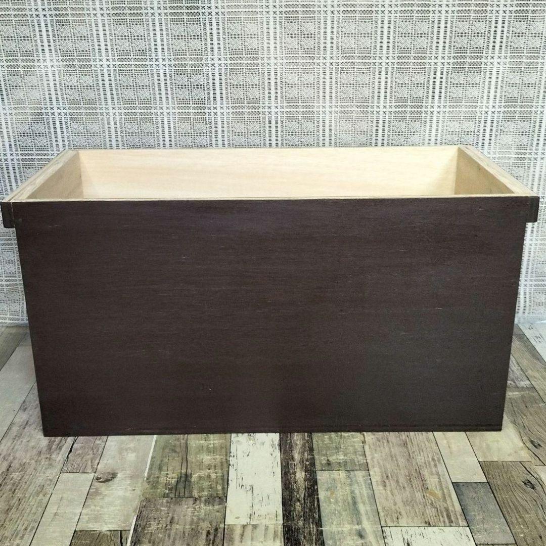 64《収納BOX》りんご箱 犬 おもちゃ箱 宅配 木製家具 インテリア 木箱