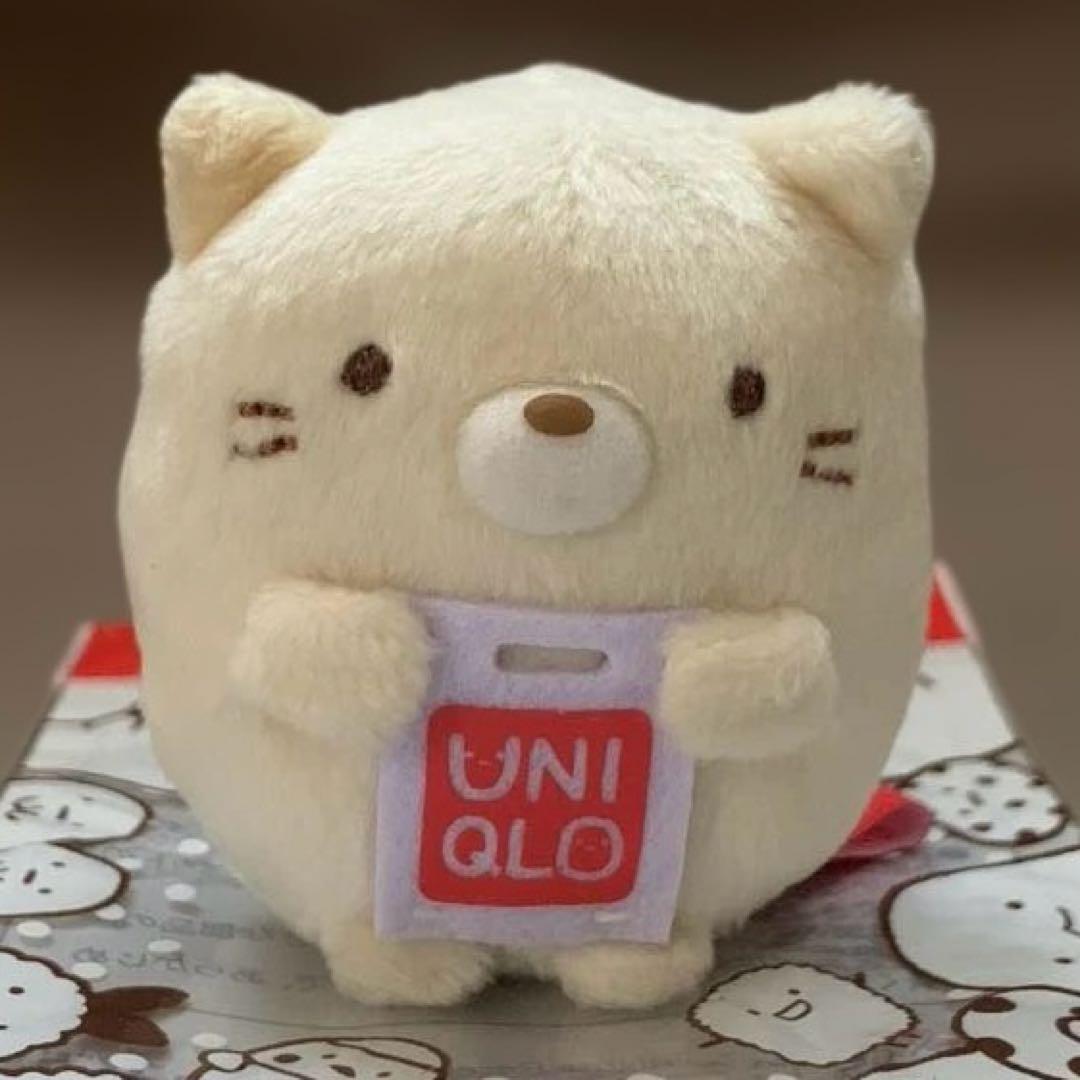 [1985]すみっコぐらしてのりぬいぐるみ　ユニクロコラボ　お買い物袋といっしょ
