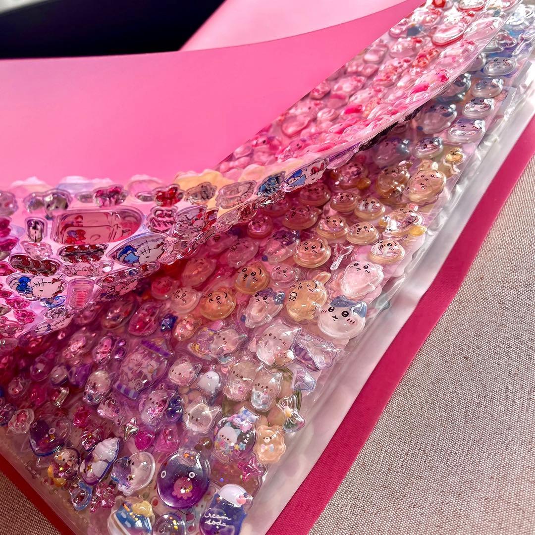 シール帳 超デカ A4ファイル 大量 ボンボンドロップシール ボンドロ 完成品