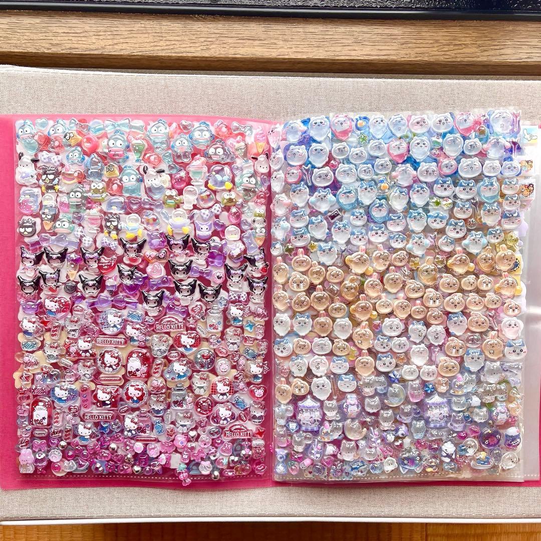 シール帳 超デカ A4ファイル 大量 ボンボンドロップシール ボンドロ 未完成品