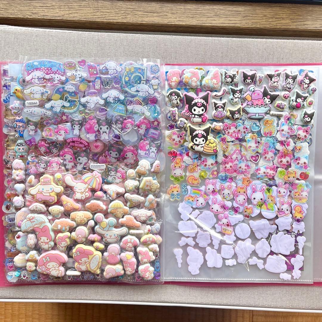 シール帳 超デカ A4ファイル 大量 ボンボンドロップシール ボンドロ 未完成品