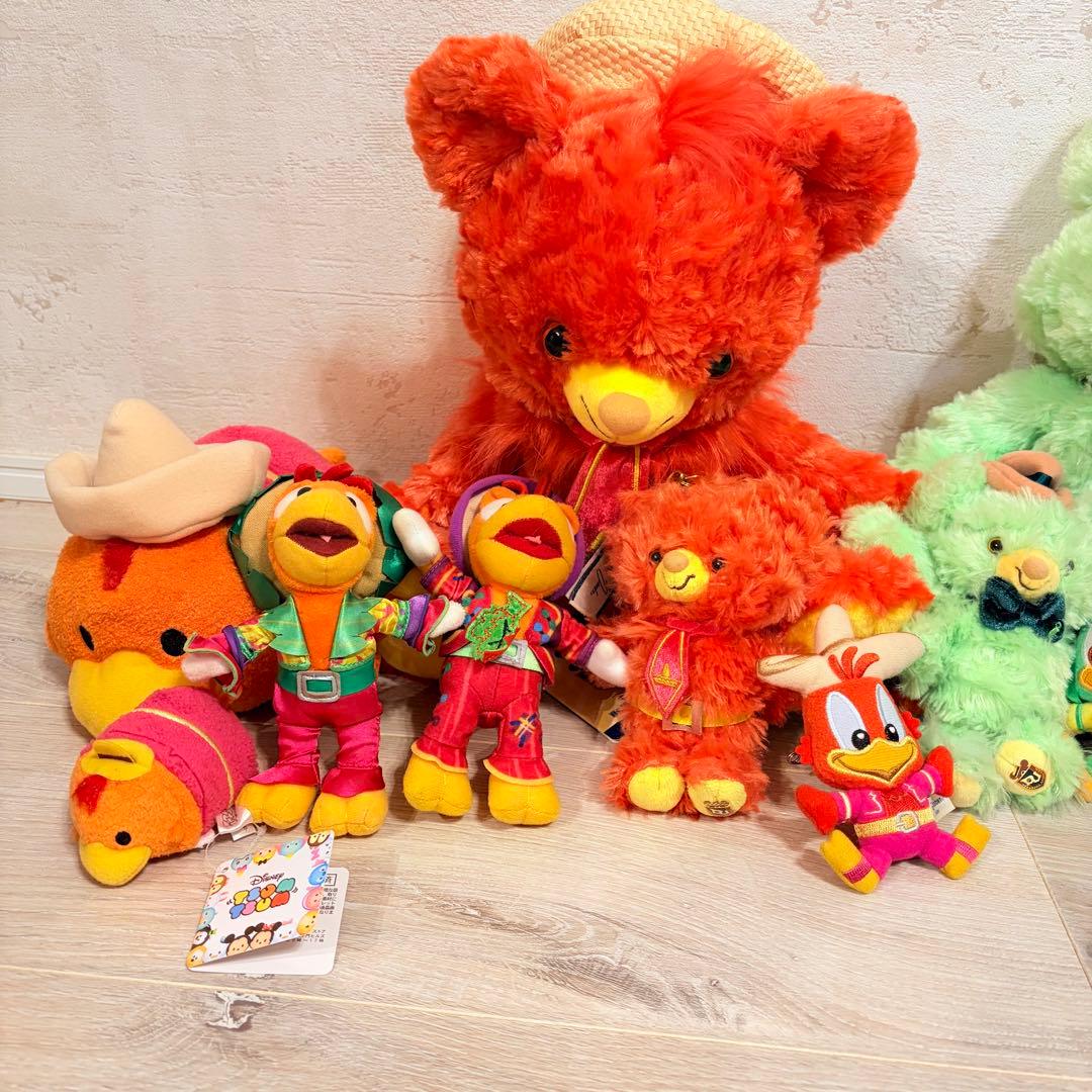 ホセ　キャリオカ　パンチート　三銃士　ユニベア　ぬいぐるみ　ホセパン　ディズニー