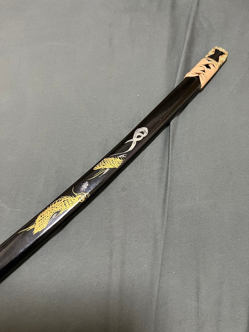 美品！模造刀 太刀 皮巻き