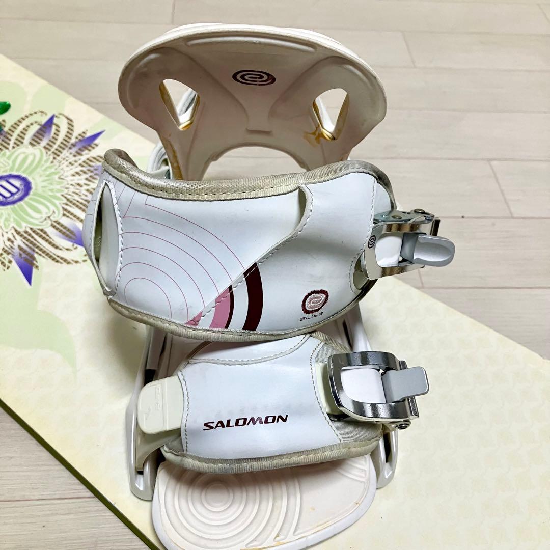 morrowモロースノーボードセット145cm/サロモン バインディングS