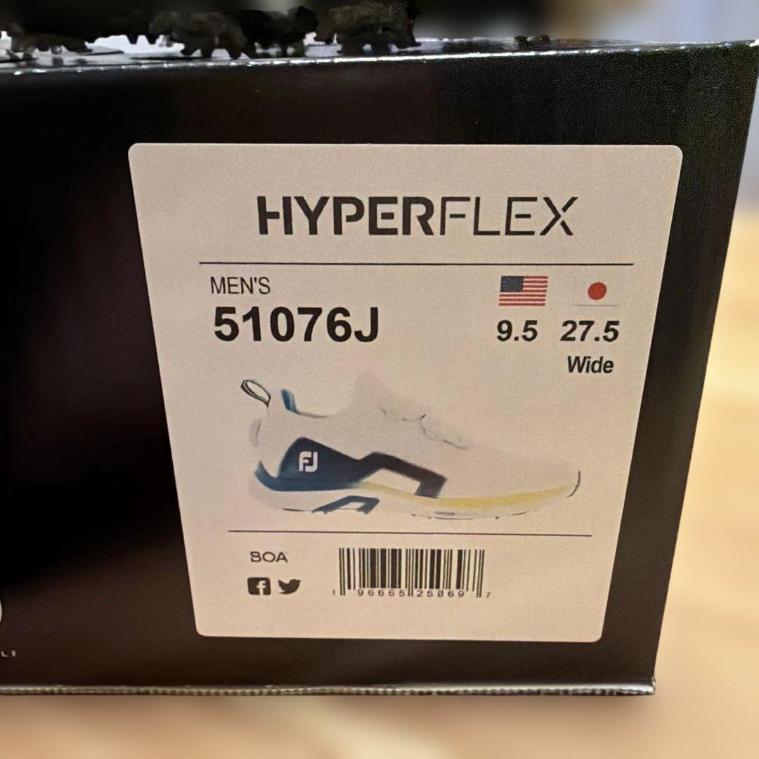 FOOT JOY フットジョイ HYPERFLEX BOA ホワイト27.5cm