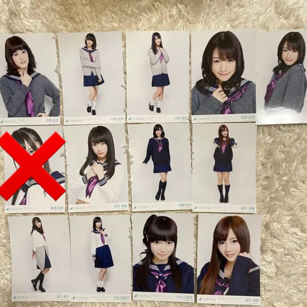 乃木坂46 制服のマネキン 生写真