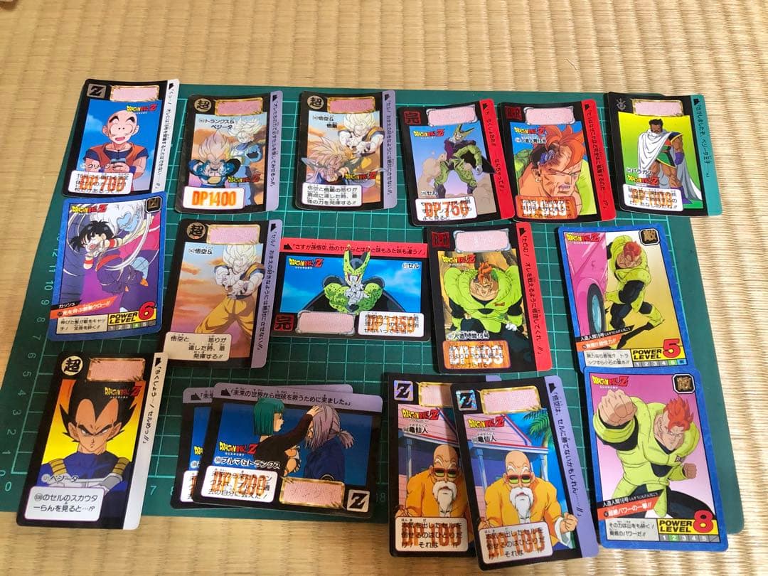 1992 DRAGONBALL カードダス「悟空&御飯」「トランクス&ベジータ」