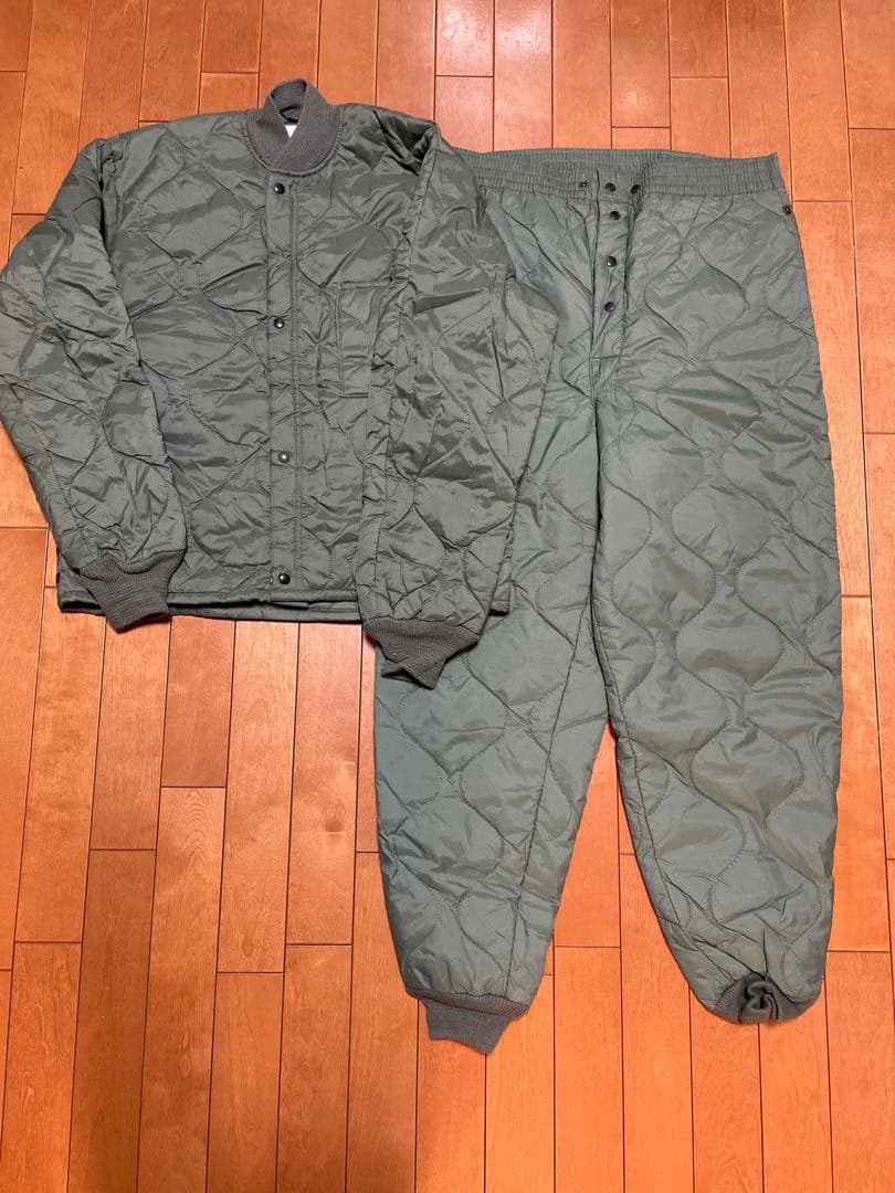 USAF 米空軍　実物　防寒　ライナー上下　ジャケット　パンツ　セット　サバゲー