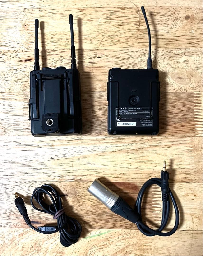 Sony ワイヤレスマイクシステム UTX-B03 URX-P03