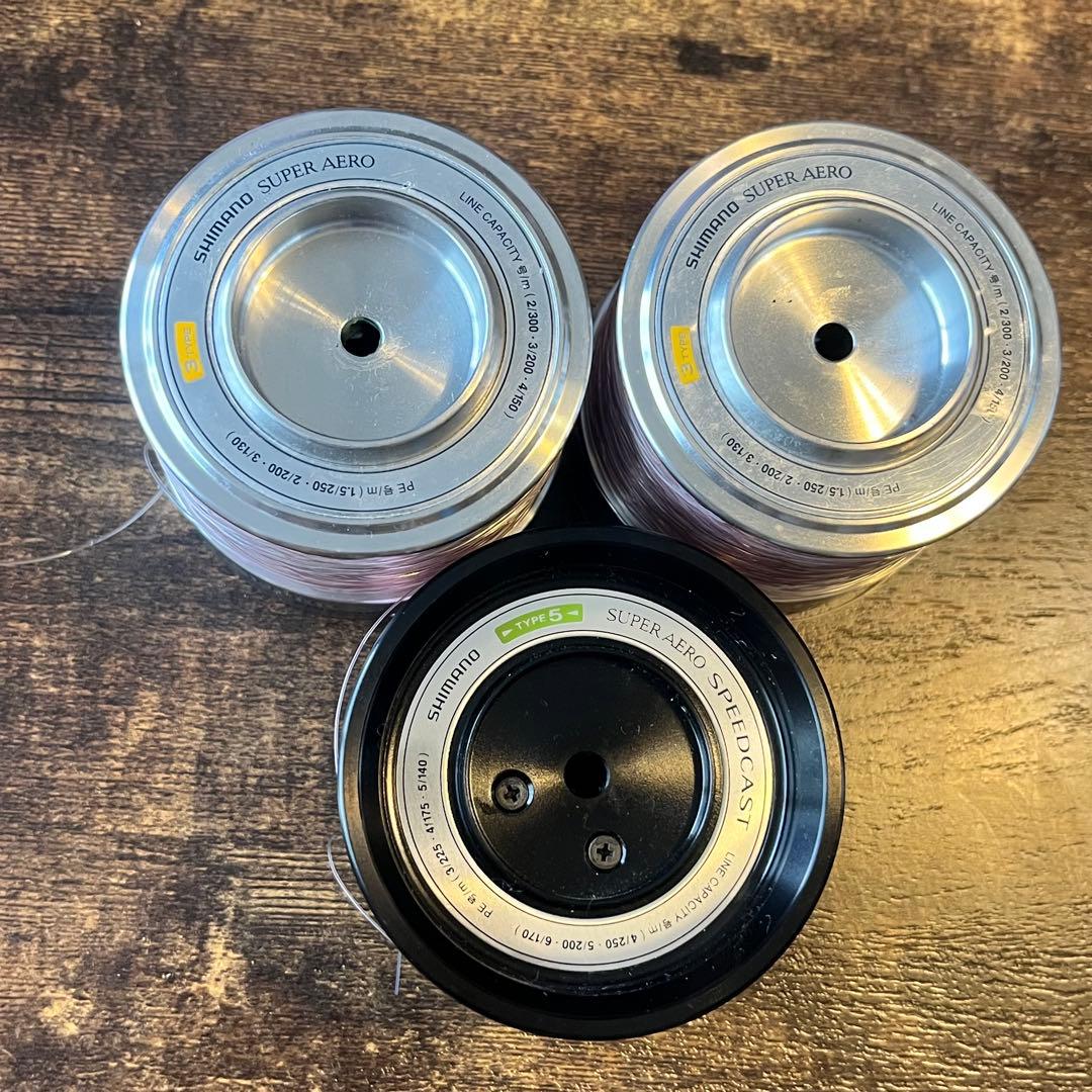 SHIMANO シマノ パワーエアロ タイプ3 5スプール SA257 SA28