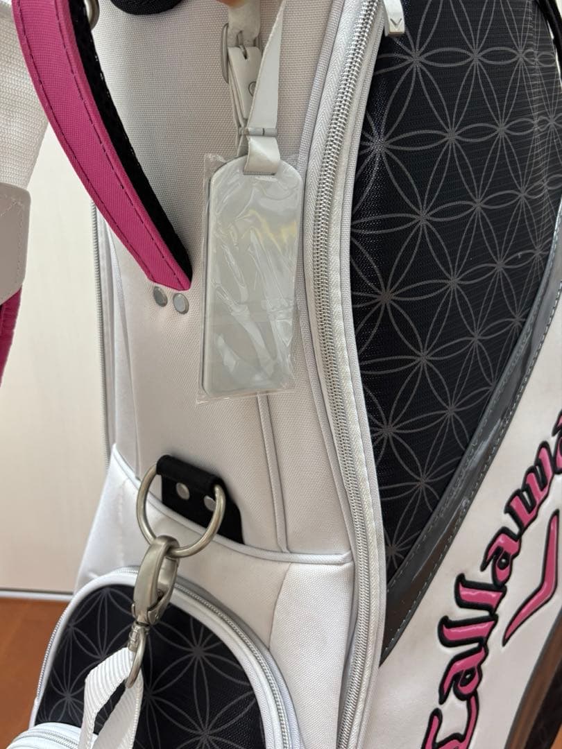 Callaway Solaire キャディバッグ ホワイト/ピンク/ブラック