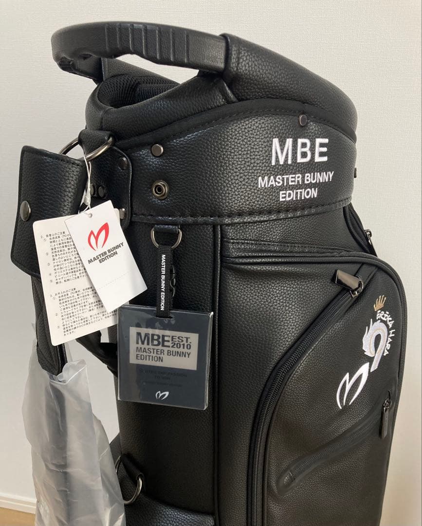 新品 パーリーゲイツ マスターバニー 【原プロアイコン】キャディバッグ 黒