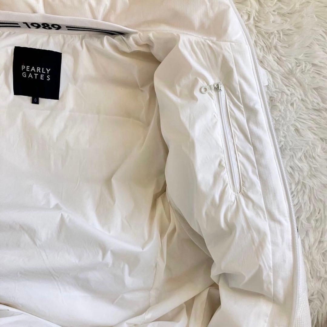 新品タグ付き　パーリーゲイツ　ダウンコート　　ホワイト　0サイズ