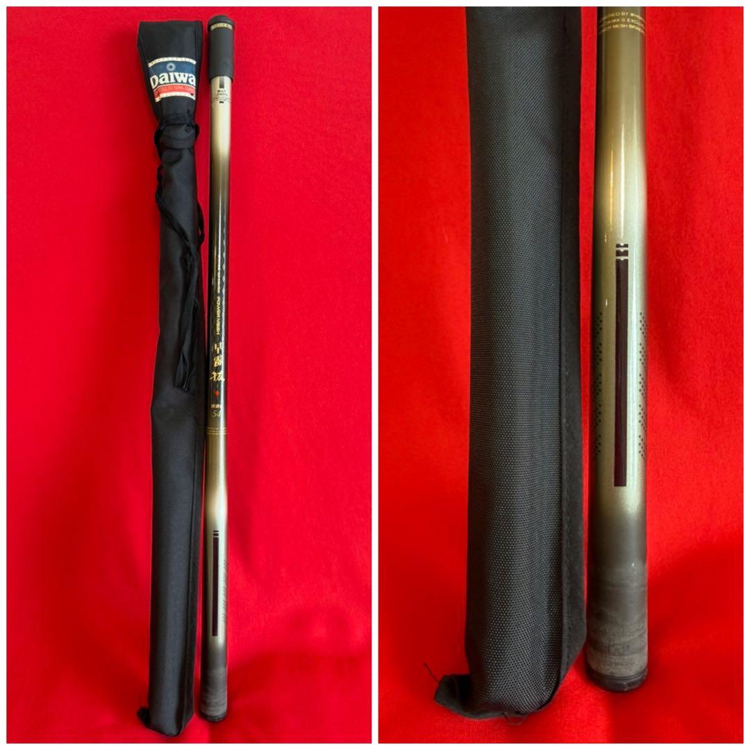 ダイワ ★☆ カーボウィスカー パワーメッシュ 早霧 抜 硬調硬 54 渓流竿