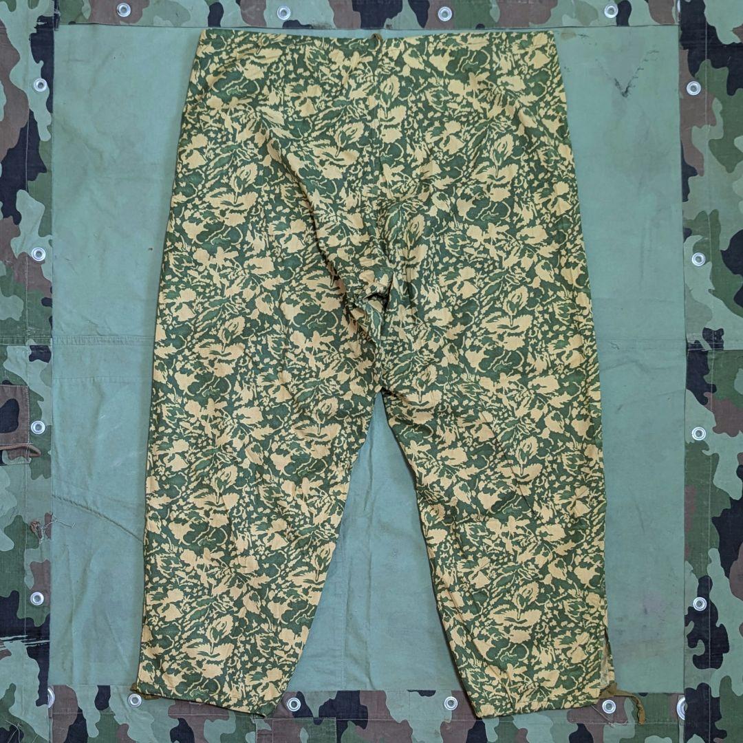 [ルーマニア軍] 50s デッド リーフカモ スナイパー スモック パンツ