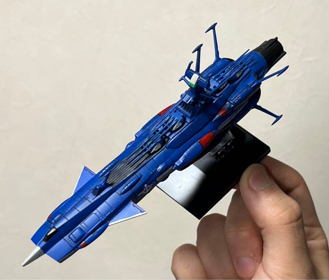 宇宙戦艦ヤマトプラモデル　メカコレ完成品　アンドロメダ級宇宙戦艦アルデバラン①