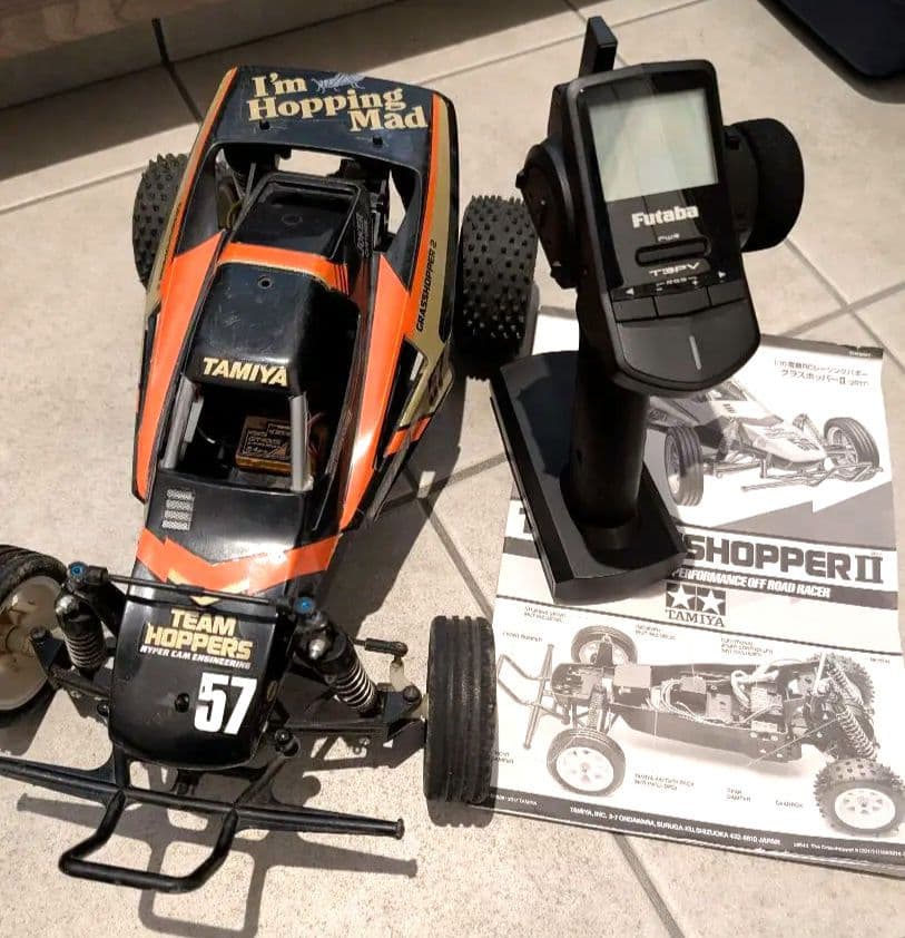 ス*ー様 タミヤ　グラスホッパーII　プロボ＆グラホボディ2枚付