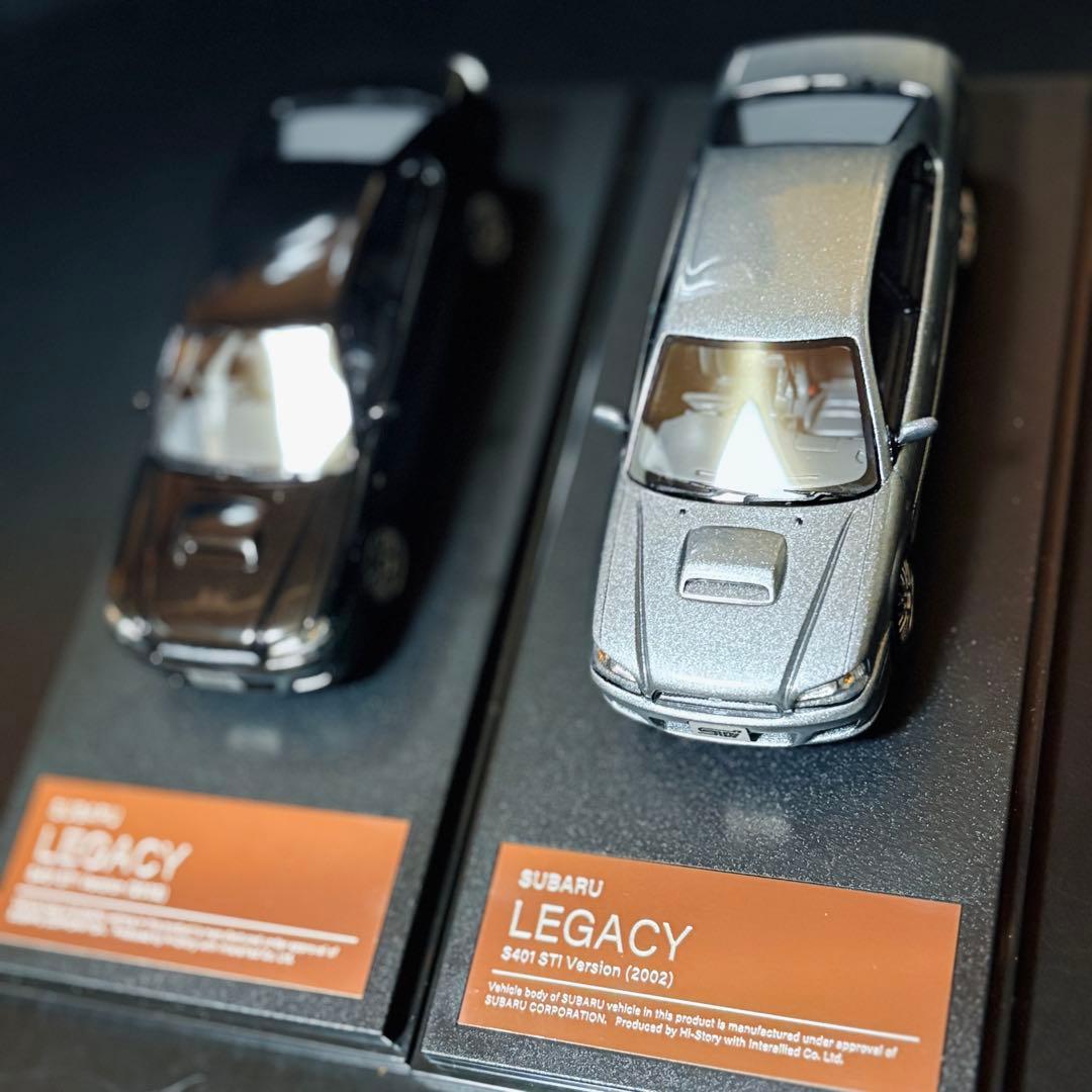 1/43 Hi-Story スバル レガシィ B4 S401 STi 2台セット