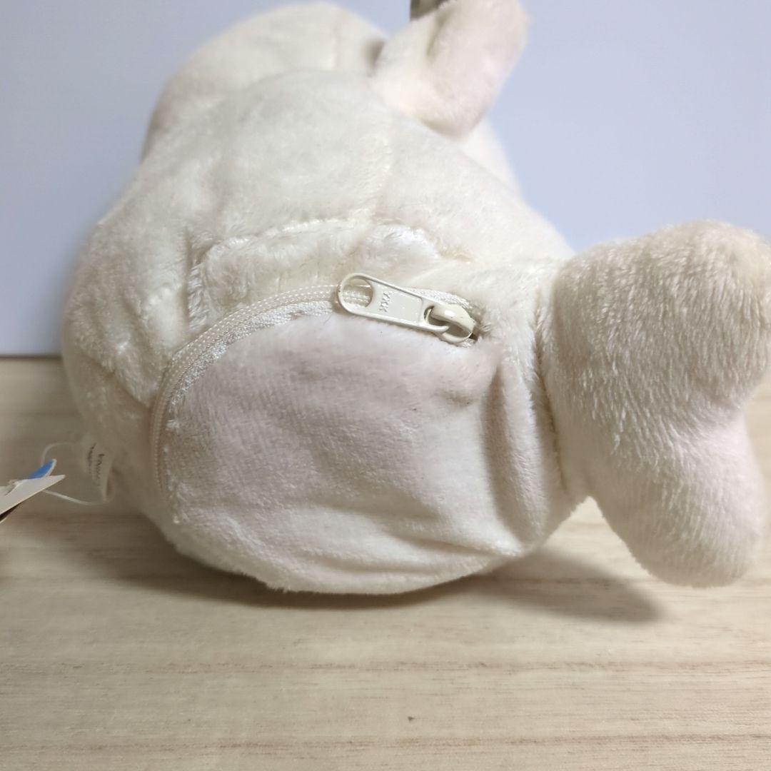 マザーグースの森　しろたん　ぬいぐるみ　ぱちぱちマスコット