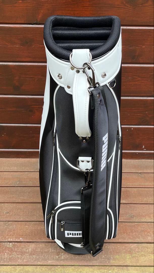 PUMA キャディバッグ ブラック/ホワイト