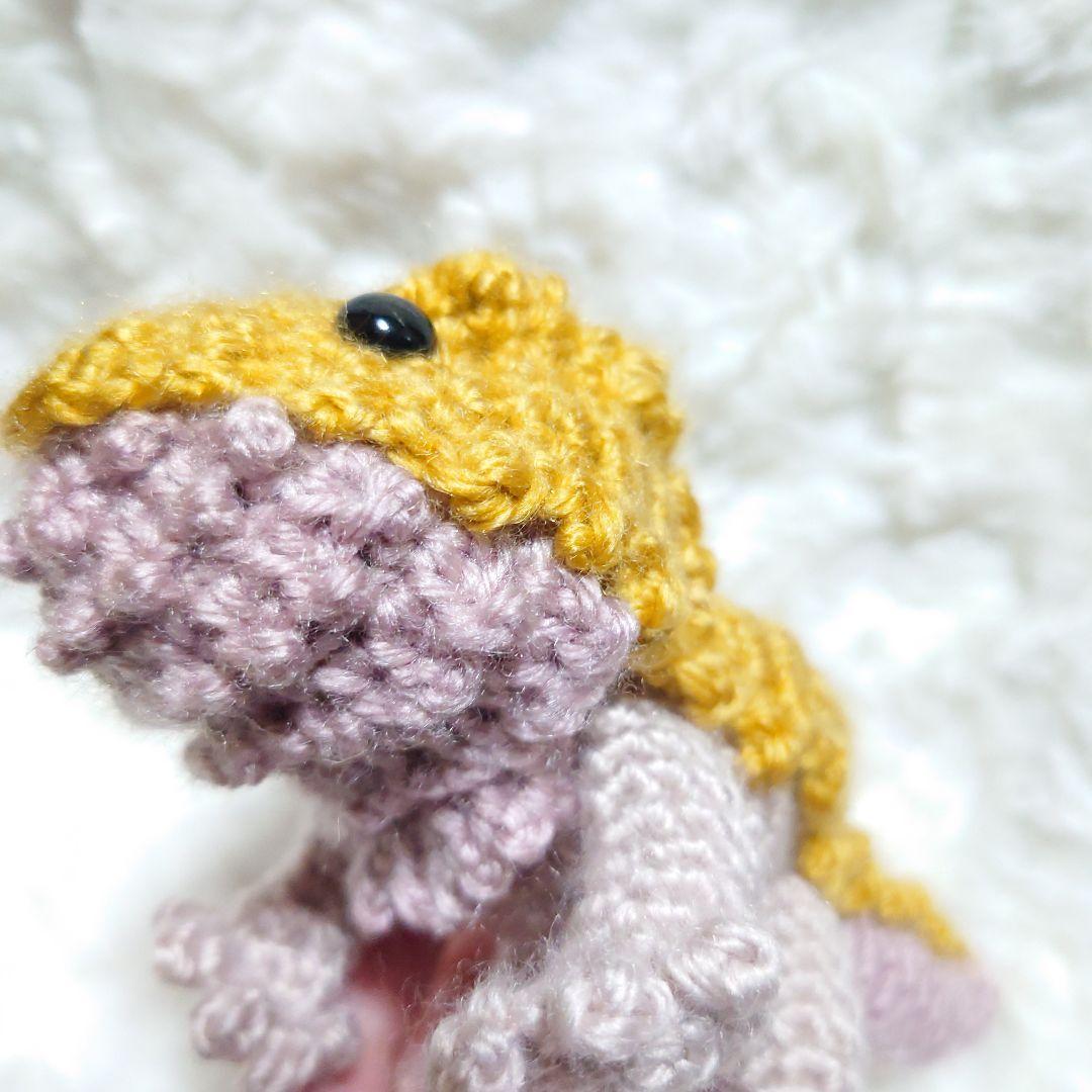 フトアゴヒゲトカゲ　あみぐるみ