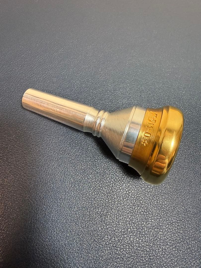 ユーフォニアム　マウスピース　ブラスラボモモ　M-0 インナーゴールド