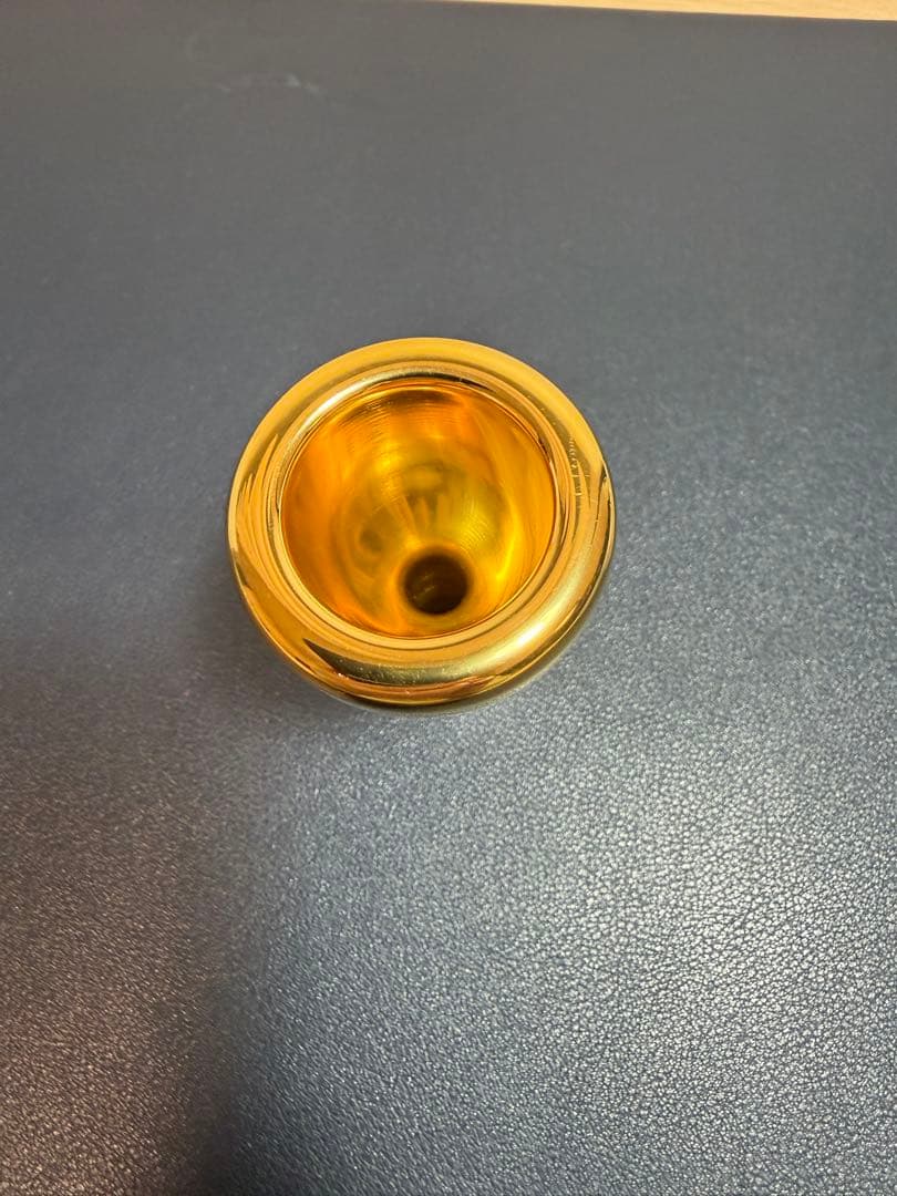 ユーフォニアム　マウスピース　ブラスラボモモ　M-0 インナーゴールド