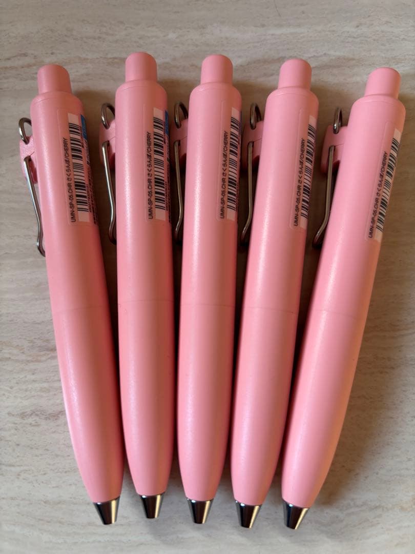 ユニボールワンP 【限定】コハクトウカラー　さくらんぼ　ボールペン　5本