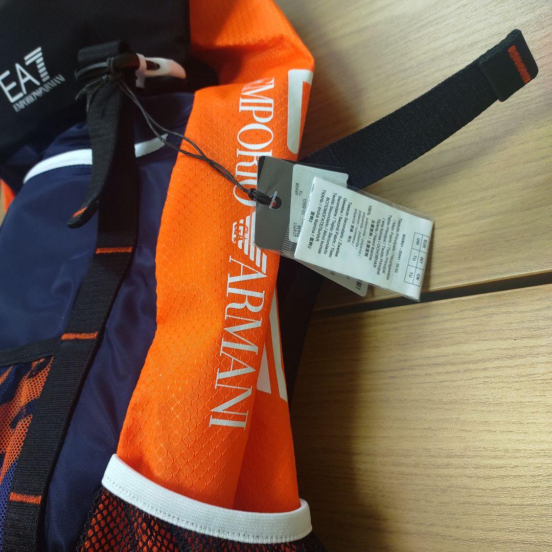 ヴィヴィ=ウエストエンド専用　EA7 バスケットボール用リュック オレンジ迷彩