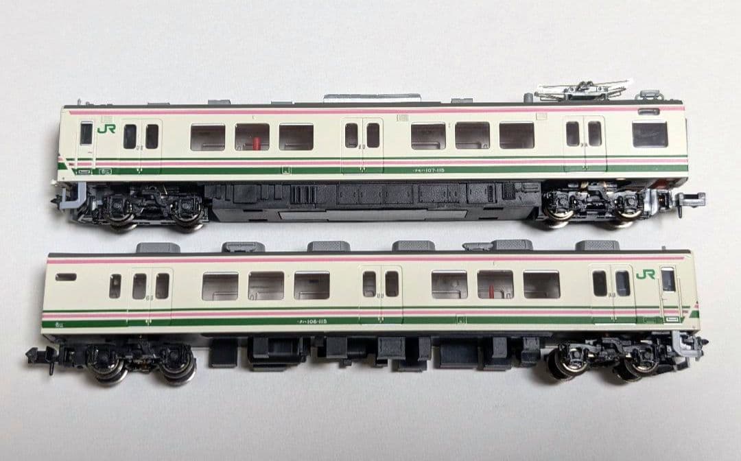 107系　100番台　前期型＋後期型　計4両セット　マイクロエース
