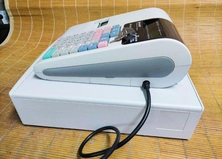 シャープレジスター　XE-A20　店名設定無料ロゴ可能機種　202555