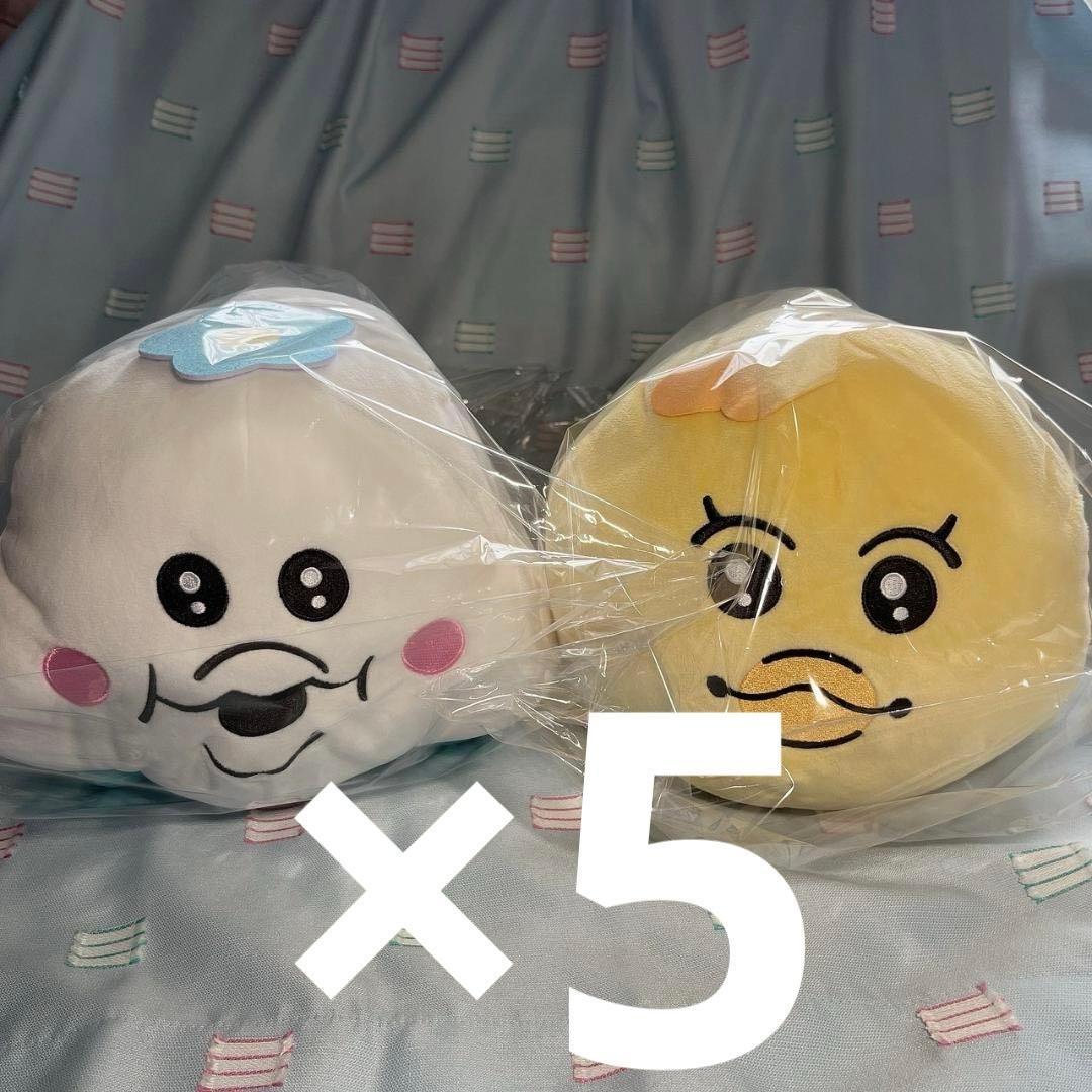 【んぽちゃむ】いっしょにねんね BIG ぬいぐるみ 2種 ×5セット（10体）