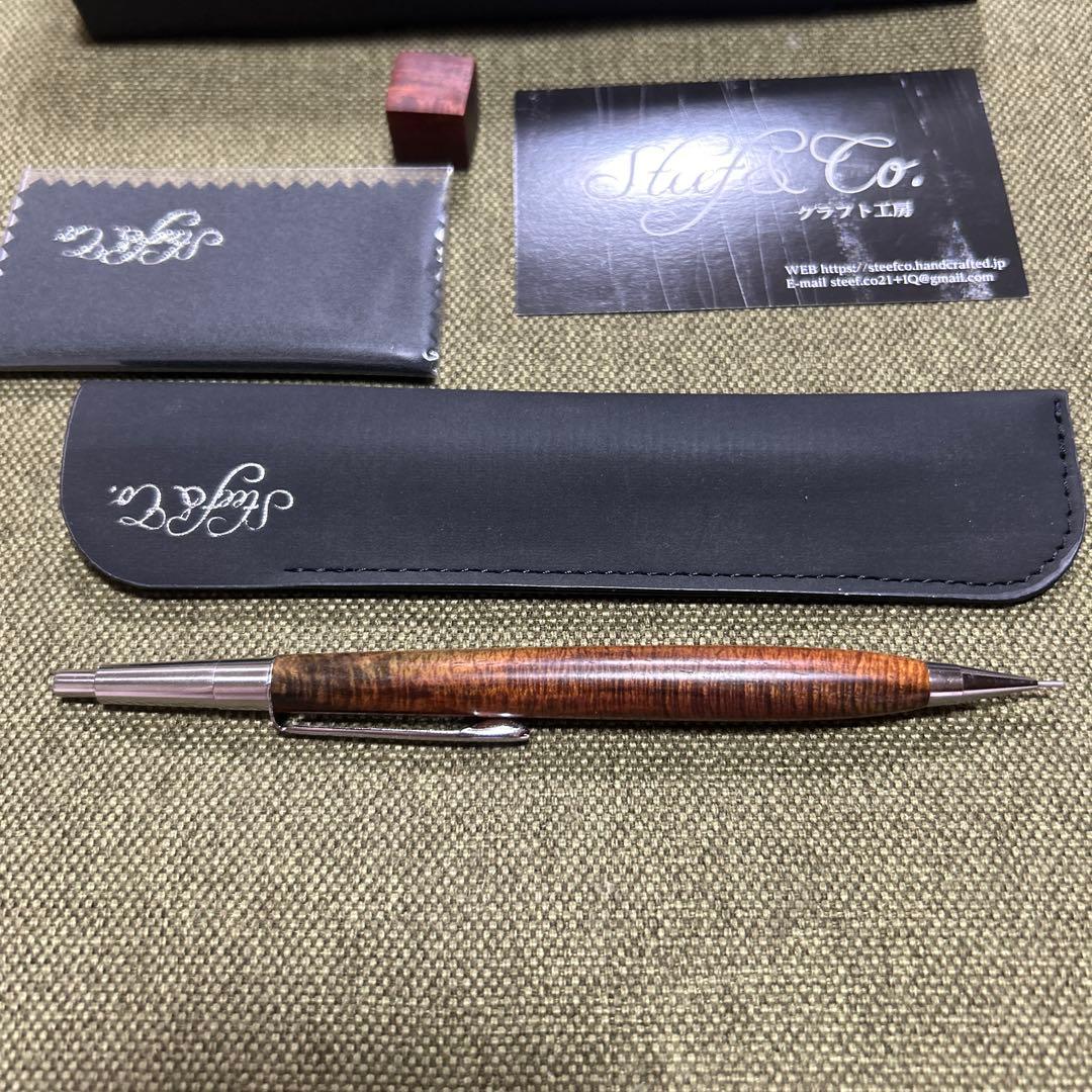 Steef＆Co　特上シアメースローズウッド　PG5カスタム　シャープペン極美品
