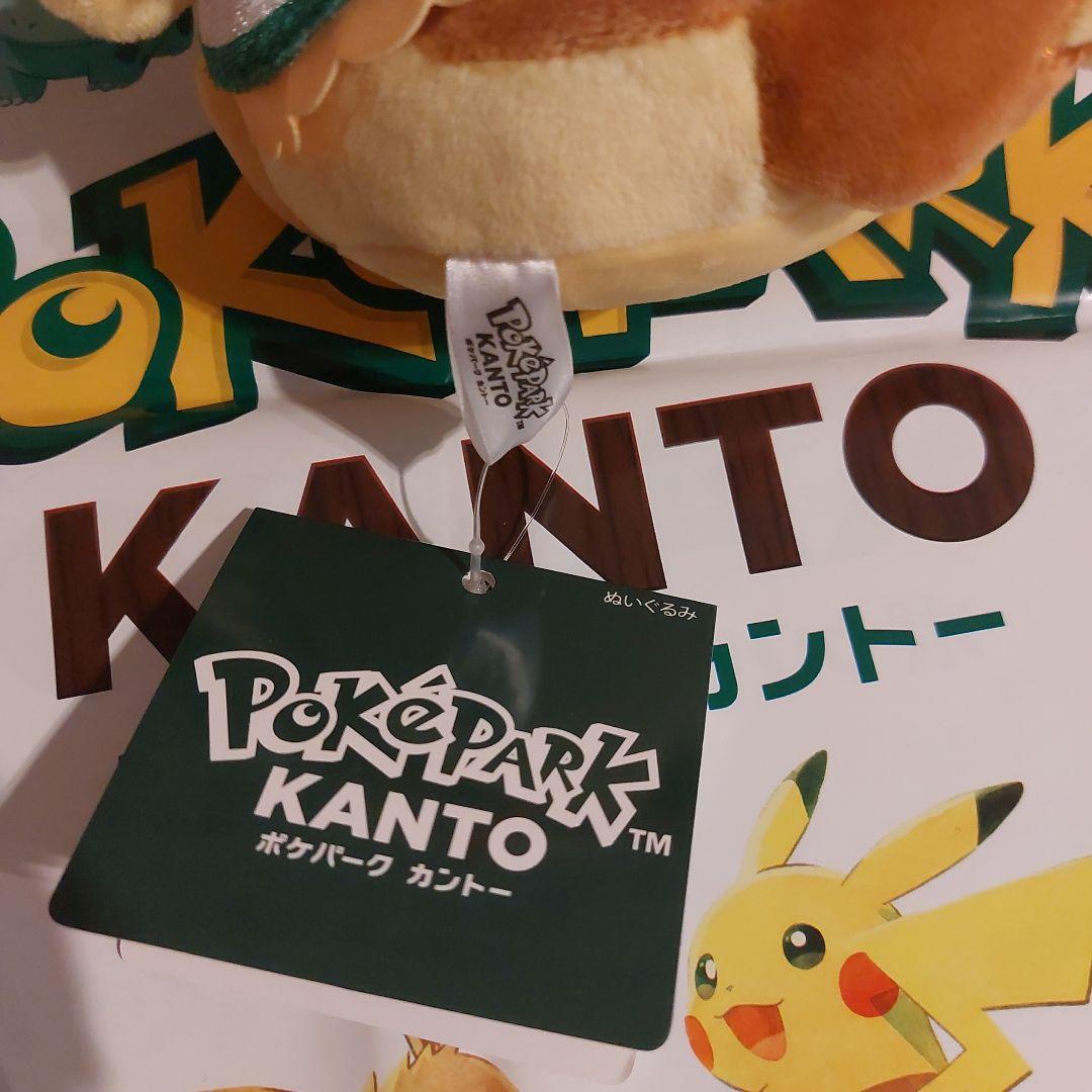 【新品・袋付】ポケパークカントー　イーブイ+ ピカチュウ⭐ぬいぐるみ2体セット