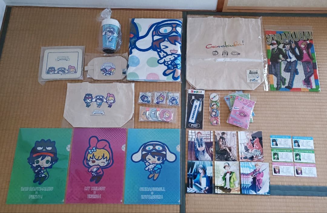 【新品・22,220円分】ゴラクバ!　公式グッズ14点・サンリオコラボ16点