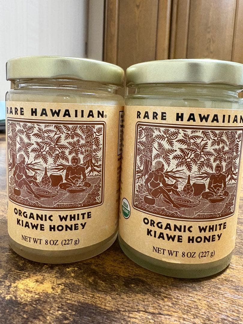 レアハワイアン　ホワイトハニー　はちみつ　オーガニック