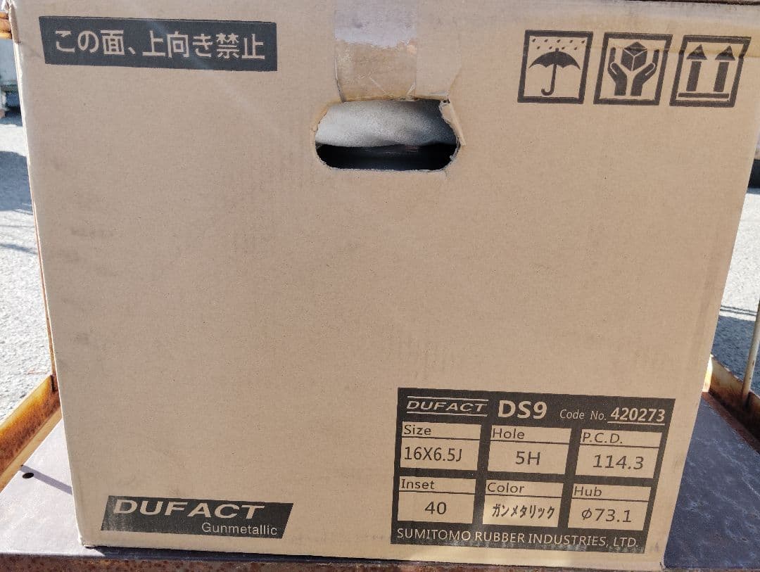 ​【新品同様】DUFACT DS9 16インチアルミホイール 4本セット (