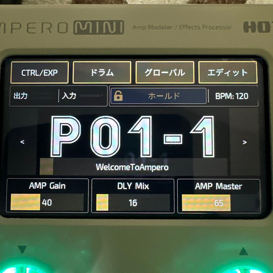 HOTONE Ampero Mini ギターエフェクター