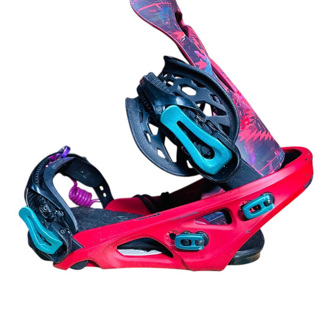 FLUX スノーボード ビンディング レッド/ブラック DS フラックス