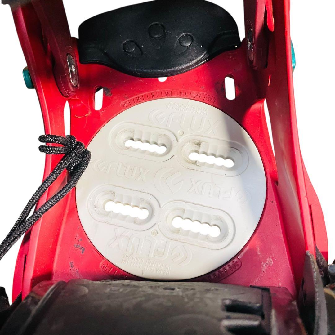 FLUX スノーボード ビンディング レッド/ブラック DS フラックス