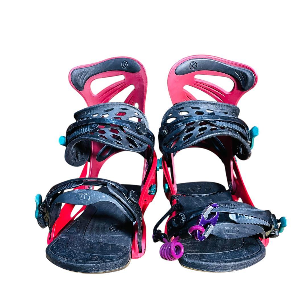 FLUX スノーボード ビンディング レッド/ブラック DS フラックス